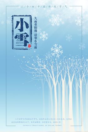 小雪海报