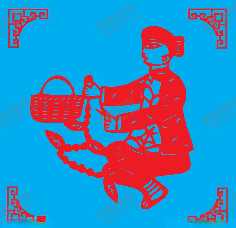 编号：50177110181212056987【酷图网】源文件下载-串红枣剪纸