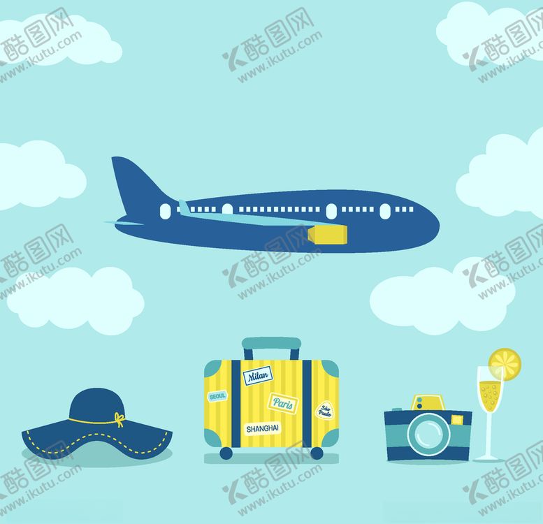 编号：79836906270026135340【酷图网】源文件下载-旅行元素