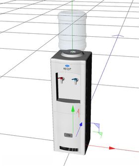 C4D模型饮水机