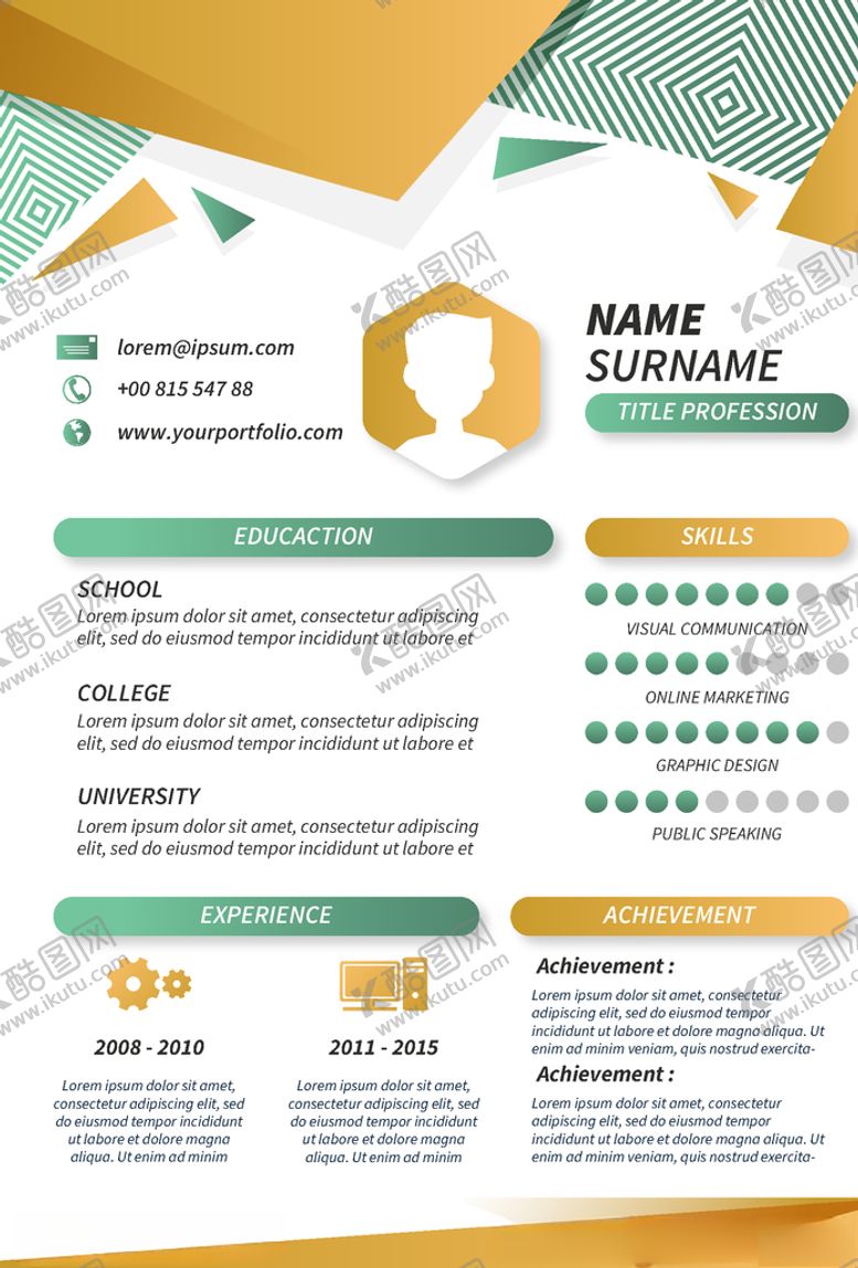 编号：60900409271825208660【酷图网】源文件下载-求职模板个人简历