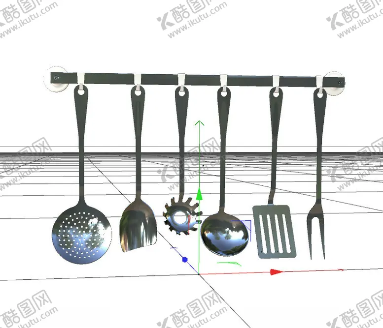 编号：51696402190706308813【酷图网】源文件下载-C4D模型架子