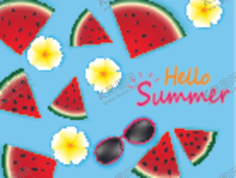 编号：26806406280050448368【酷图网】源文件下载-卡通西瓜