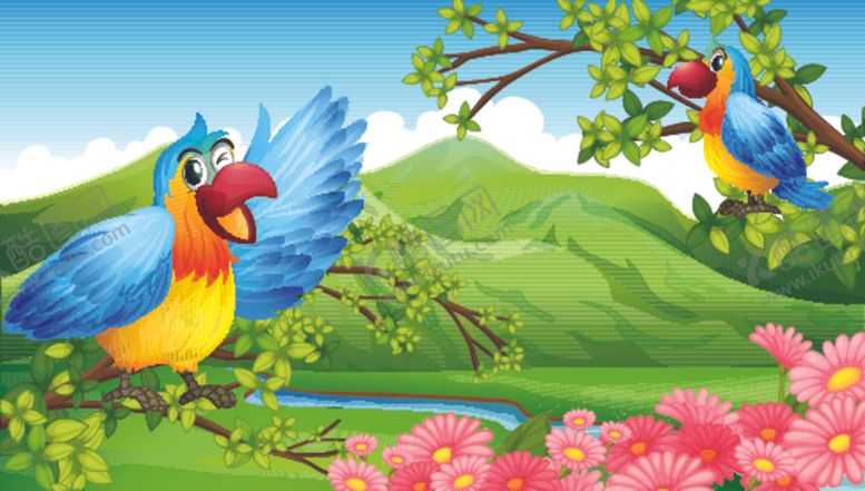 编号：25256809261451102921【酷图网】源文件下载-卡通小鸟