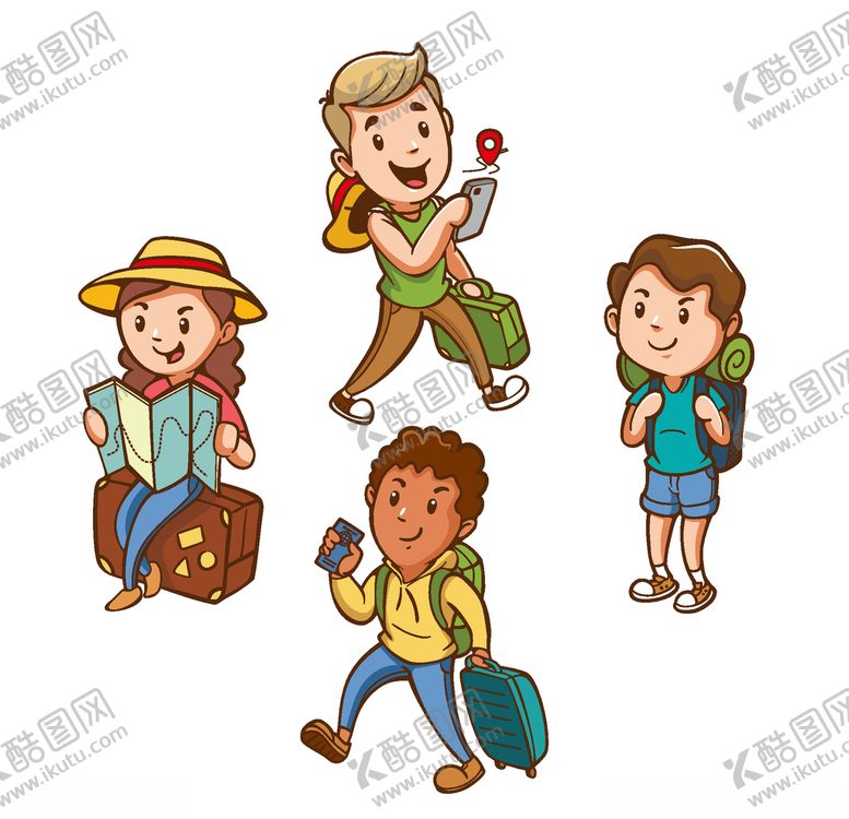 编号：55856205150147004241【酷图网】源文件下载-旅客游客