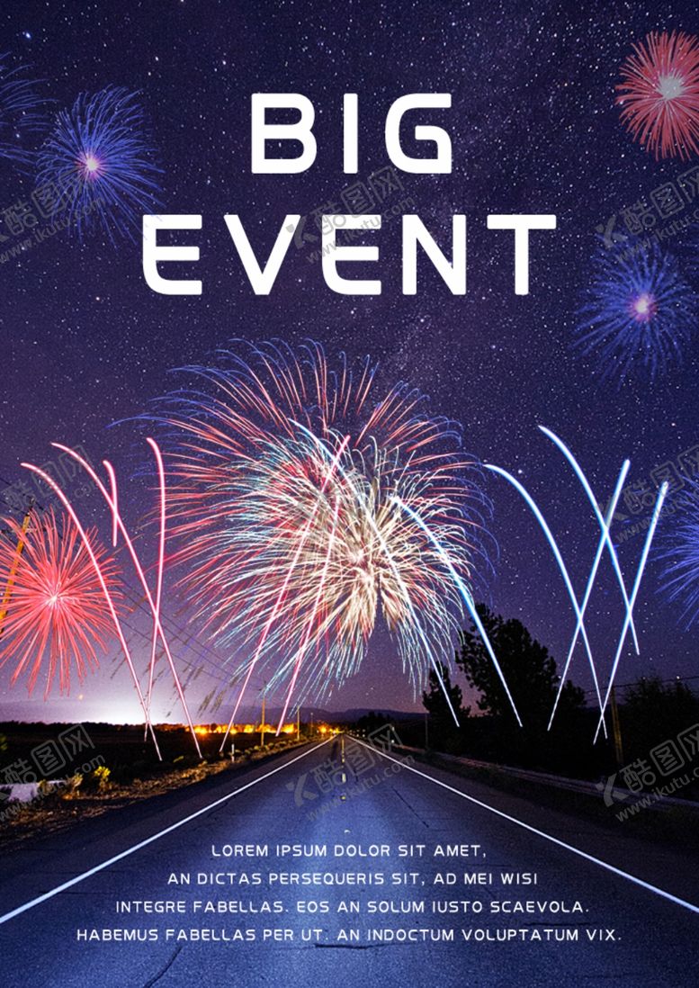 编号：21658009240256489401【酷图网】源文件下载-烟花海报