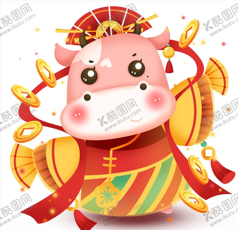 编号：10168104200837109958【酷图网】源文件下载-牛年元素