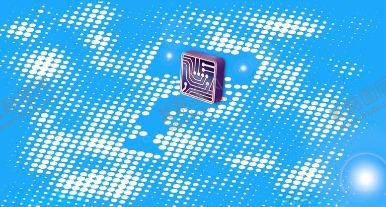 编号：48004007030808014145【酷图网】源文件下载-蓝底白点挖空字素材