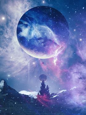 星球炫酷背景素材