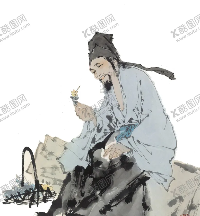 编号：43790506280952298620【酷图网】源文件下载-国学人物插画