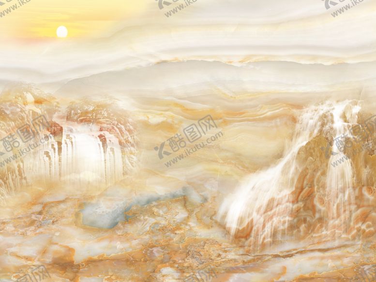 编号：79399910062059574882【酷图网】源文件下载-流水生财大理石背景