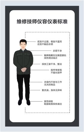 维修技师仪容仪表标准