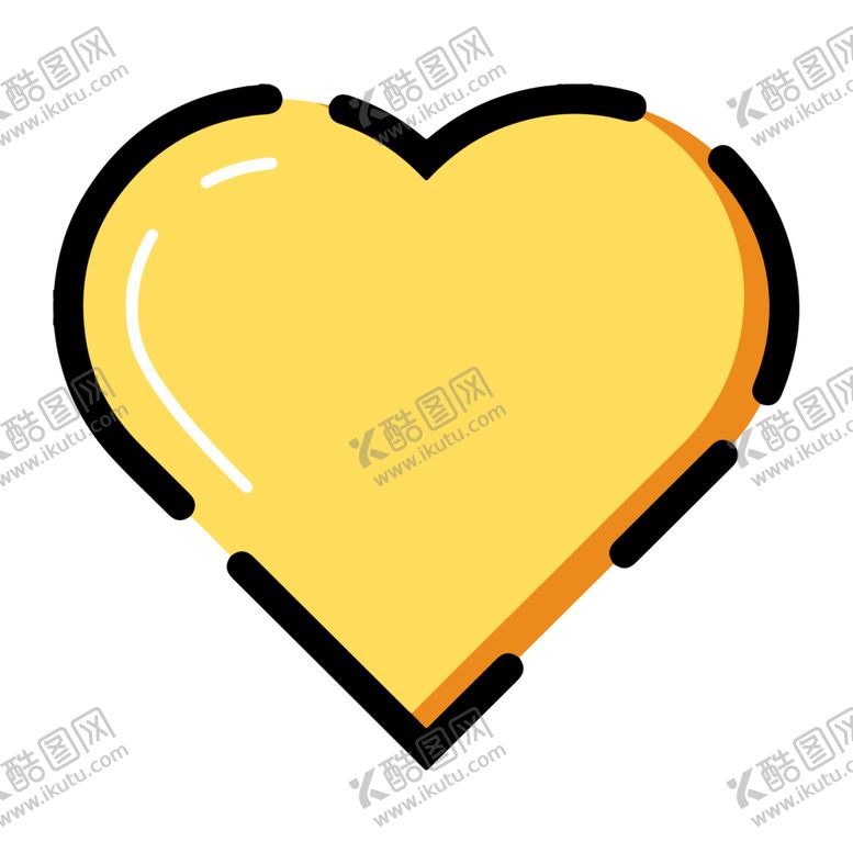编号：64703610110112046901【酷图网】源文件下载-心形状图标