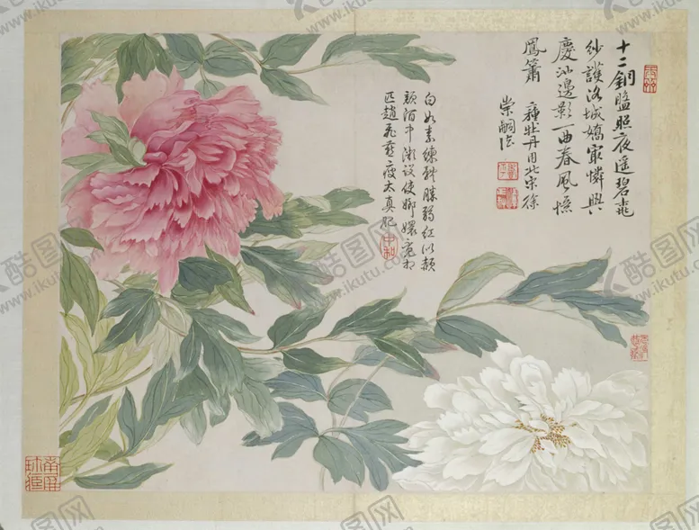 编号：46942706182036421125【酷图网】源文件下载-清代恽寿平花草绘画