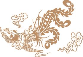 龙团龙凤龙印刷烫金底纹背景纹