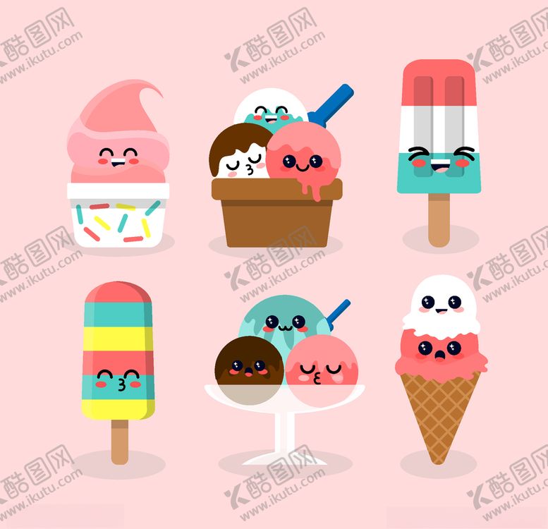 编号：87703310301056351106【酷图网】源文件下载-可爱食物