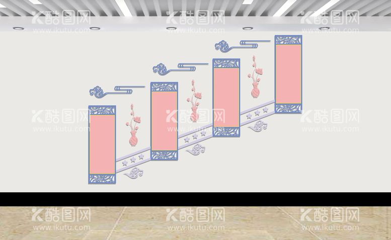 编号：13194012210624568563【酷图网】源文件下载-楼梯文化墙