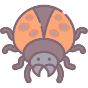 简笔动物矢量插画