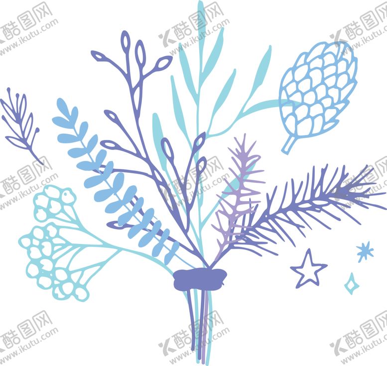 编号：87736407041619453134【酷图网】源文件下载-花草插画