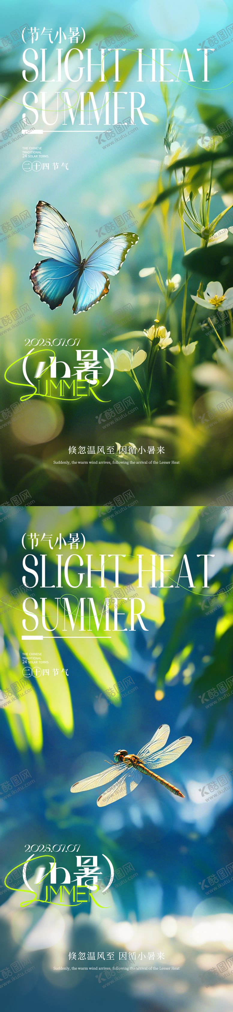 编号：10373106272306283411【酷图网】源文件下载-小暑系列海报