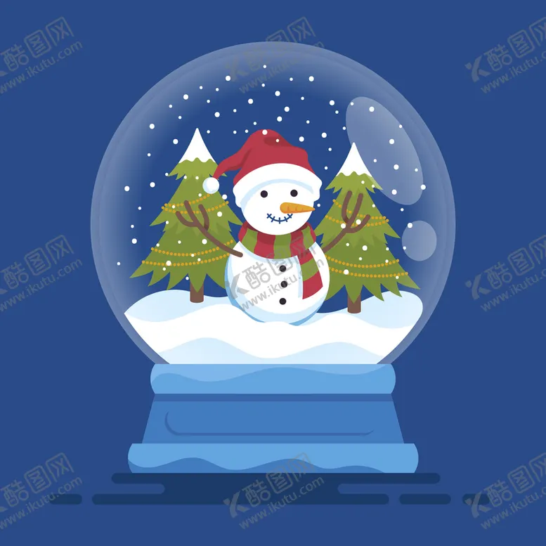 编号：37299310261047193578【酷图网】源文件下载-圣诞节水晶球