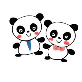卡通熊猫
