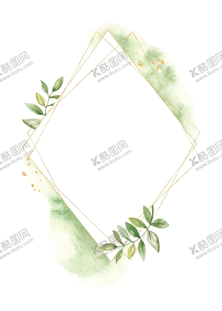 编号：32246606281048366888【酷图网】源文件下载-水彩植物花朵装饰