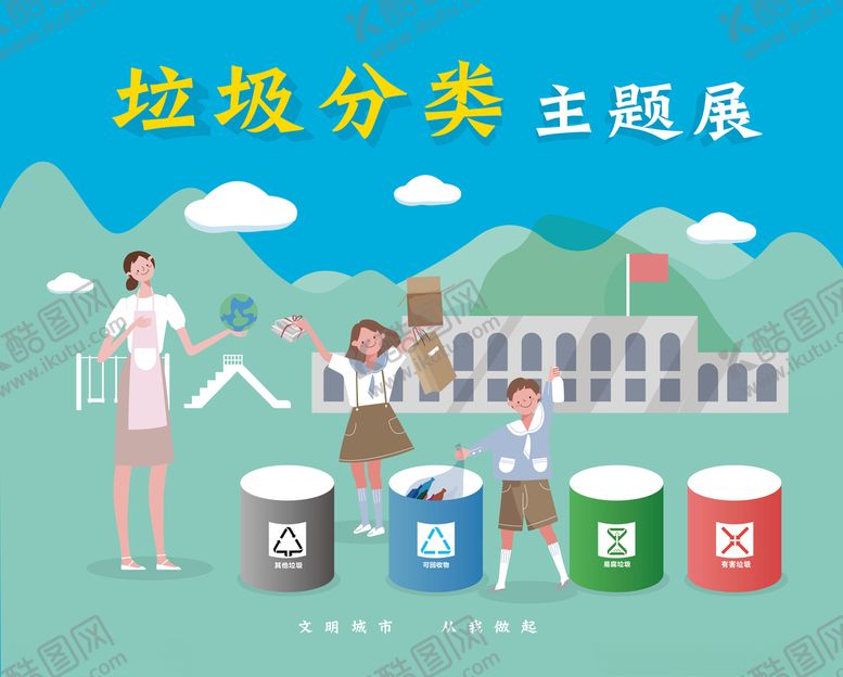 编号：30013409300211091580【酷图网】源文件下载-垃圾分类主题展