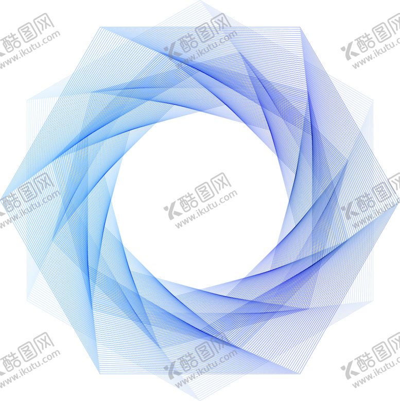 编号：26408609282137512512【酷图网】源文件下载-六边形旋转线条科技素材