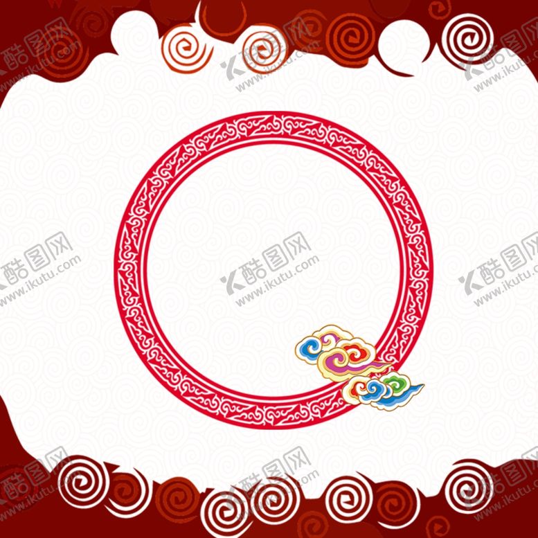 编号：82499809200407119269【酷图网】源文件下载-中国风祥云图案花纹底纹PNG