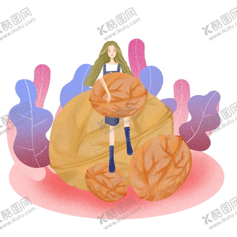 编号：25413905111334446555【酷图网】源文件下载-核桃少女