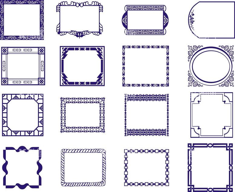 编号：70889501282018175424【酷图网】源文件下载-边框花纹