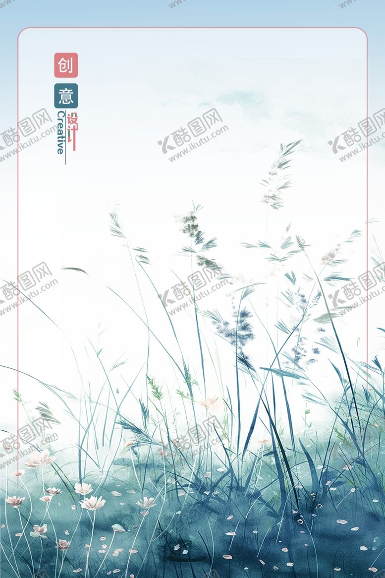 编号：59400302091516112835【酷图网】源文件下载-古风花草背景