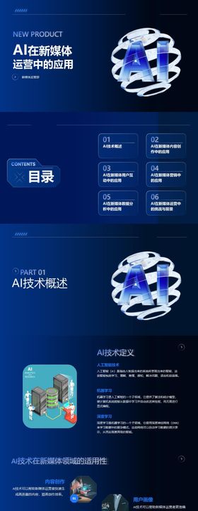 AI在新媒体运营中的应用PPT