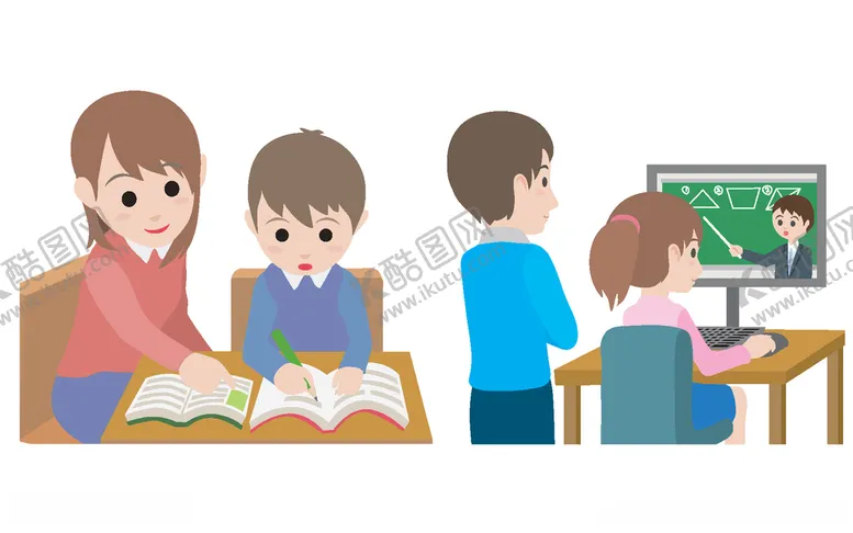 编号：61694009110020401488【酷图网】源文件下载-矢量远程在线教育课程