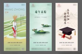 芒种端午高考海报