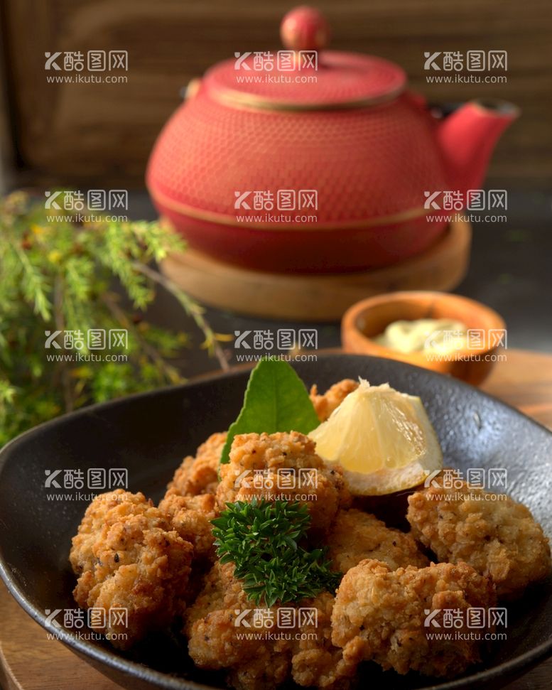 编号：04759309152320494275【酷图网】源文件下载-炸鸡块美食背景素材