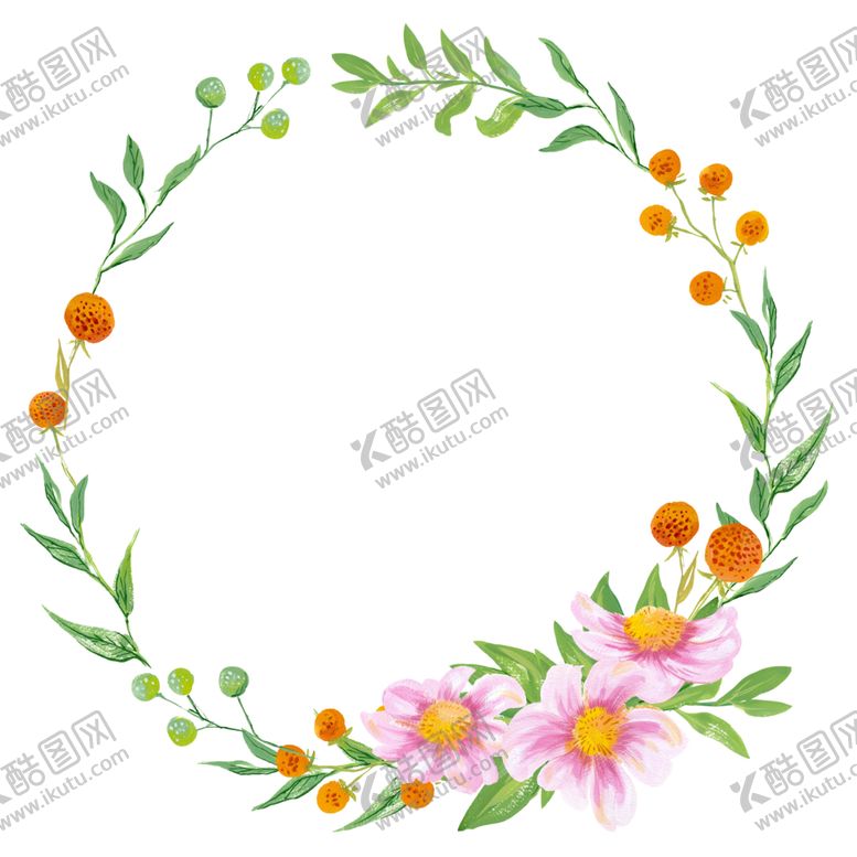 编号：48568905091520568083【酷图网】源文件下载-水粉花卉素材花型
