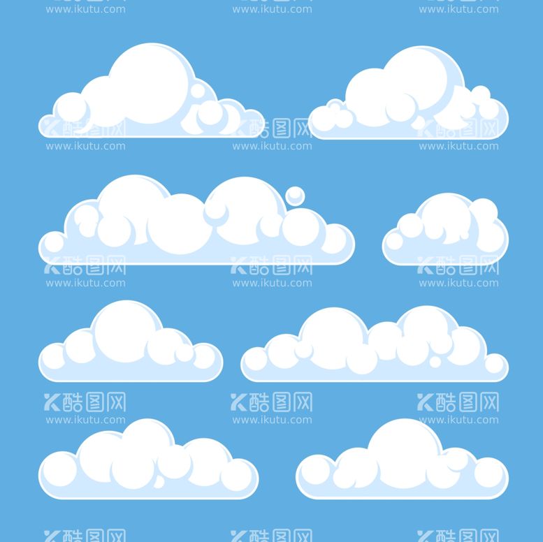 编号：55720612051950537642【酷图网】源文件下载-各种云朵