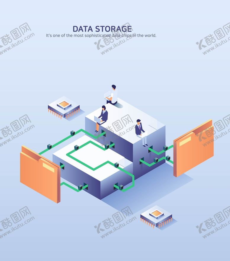 编号：32712510230530531914【酷图网】源文件下载-商务科技插画 