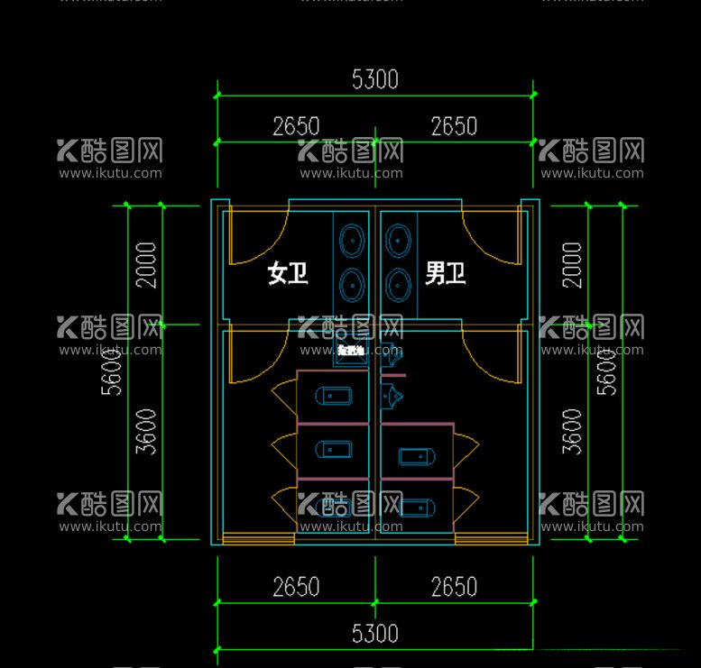 编号：67284603191950416883【酷图网】源文件下载-小型卫生间模板图片