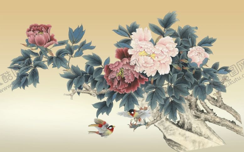 编号：10666410080105315057【酷图网】源文件下载-牡丹花