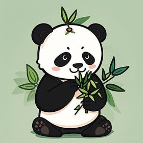 卡通熊猫