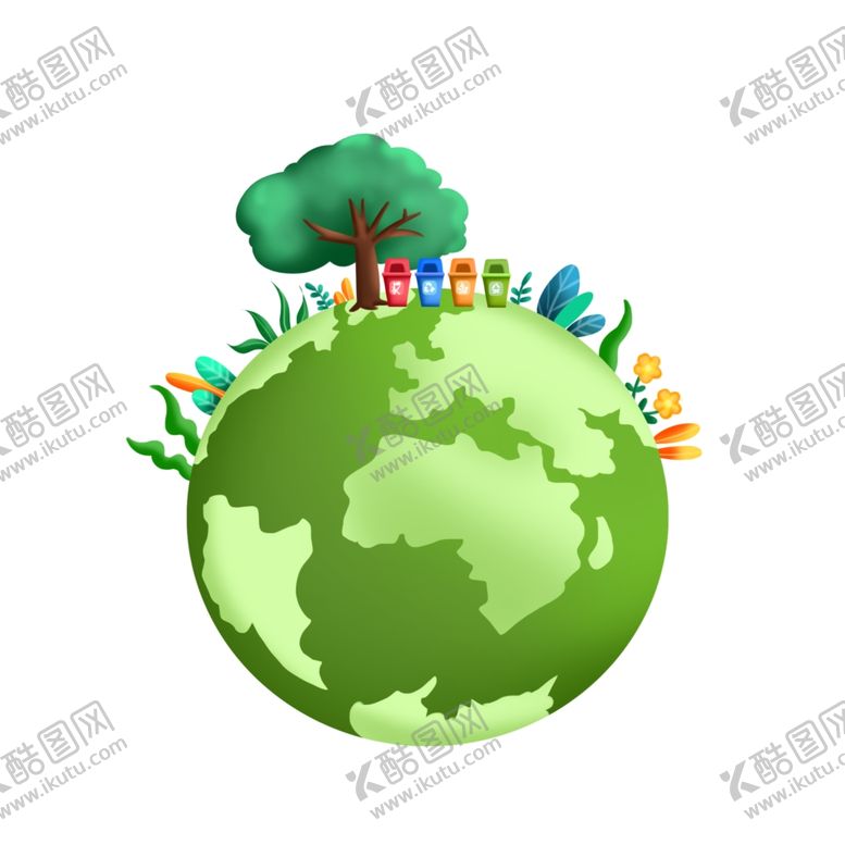 编号：90672705100838449278【酷图网】源文件下载-垃圾分类