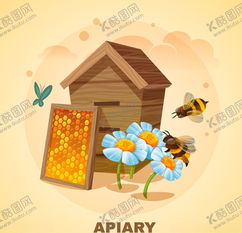 编号：11858410300022075870【酷图网】源文件下载-蜜蜂