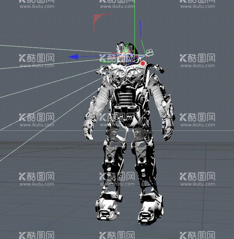 编号：68047402150218454418【酷图网】源文件下载-C4D模型机器人