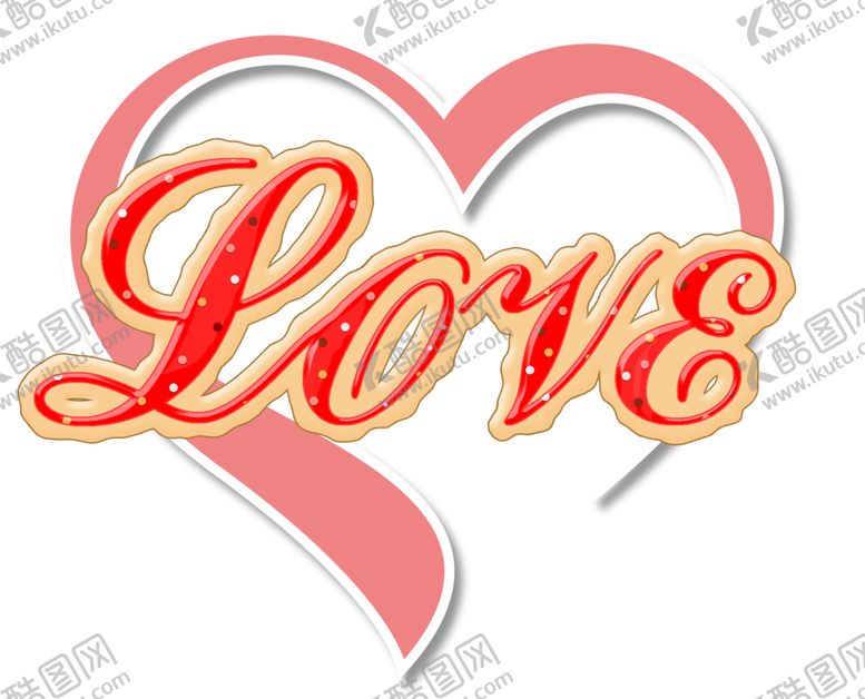 编号：29171404270202003723【酷图网】源文件下载-LOVE字体