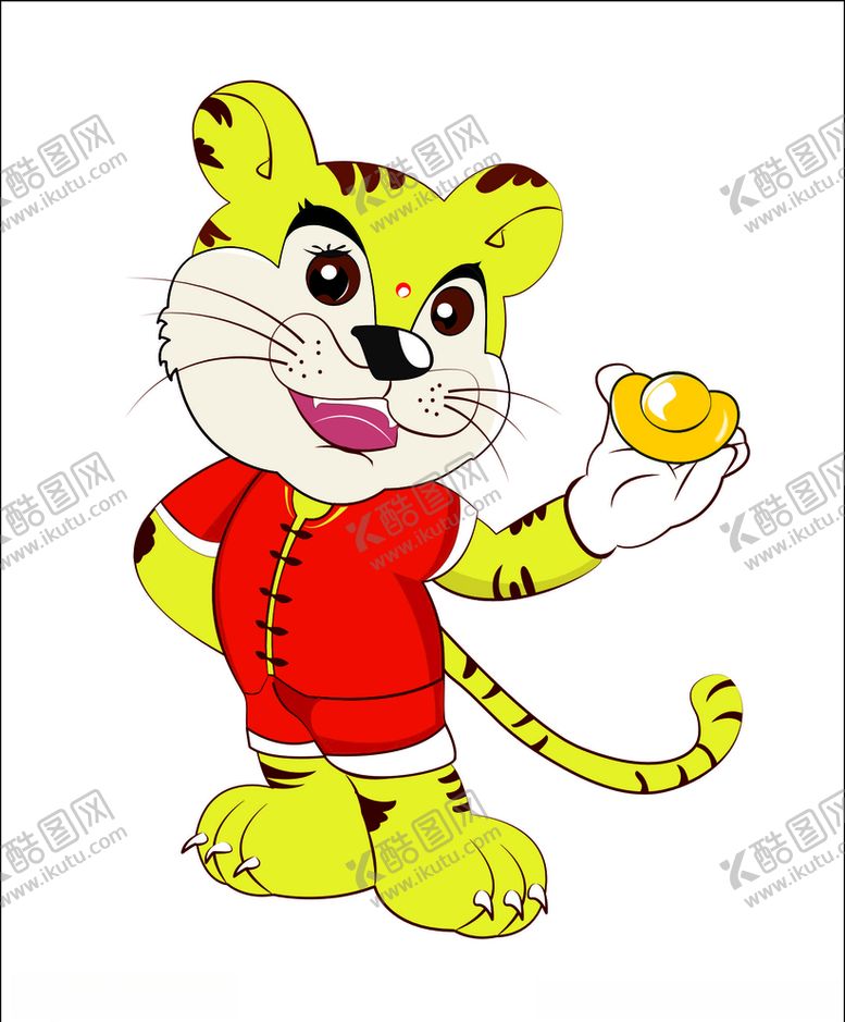 编号：27021710301803308329【酷图网】源文件下载-卡通老虎