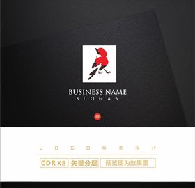 百灵鸟鸟儿logo标志