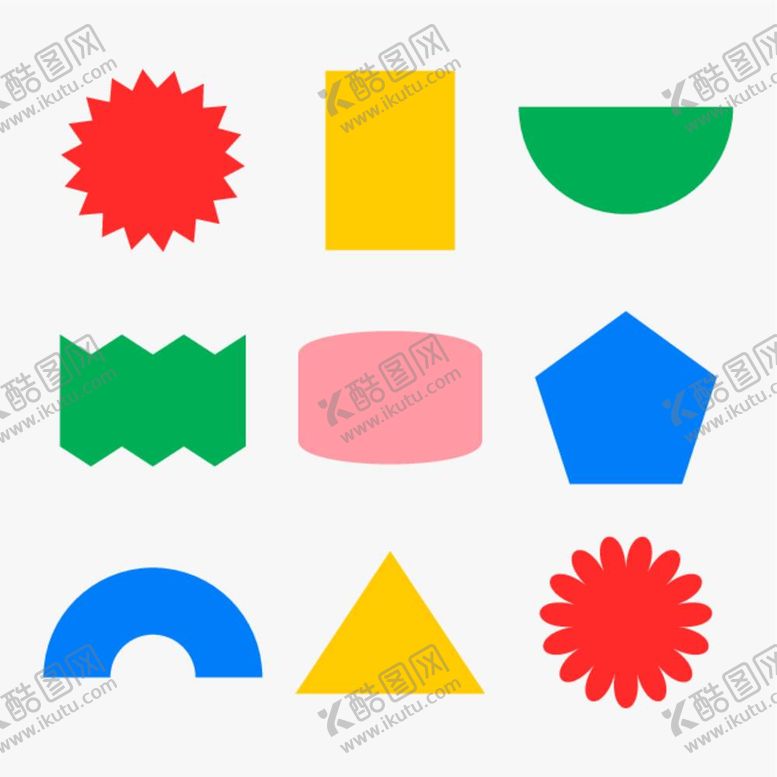 编号：91925212041254358898【酷图网】源文件下载-彩色抽象形状